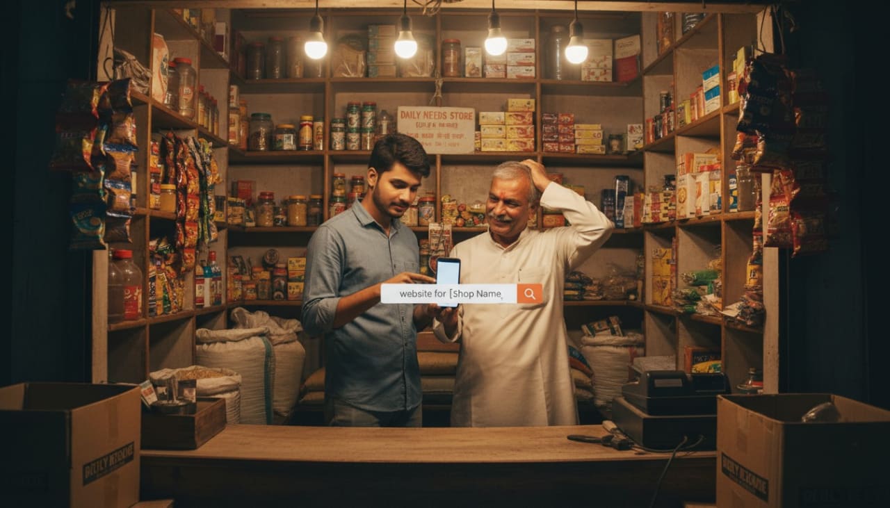 "भाई, website है?"