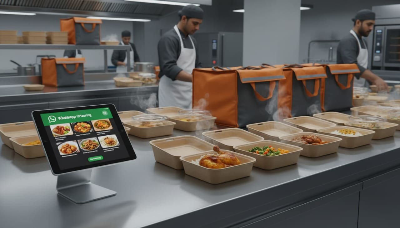 Cloud Kitchen / Tiffin Service Website Free — Menu, Ordering