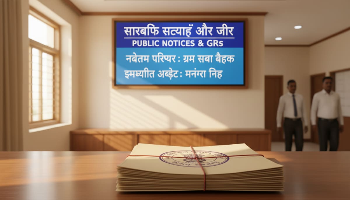Public Notices & GRs