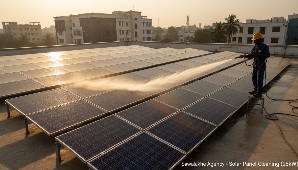 Solar Panel Cleaning (15kW)