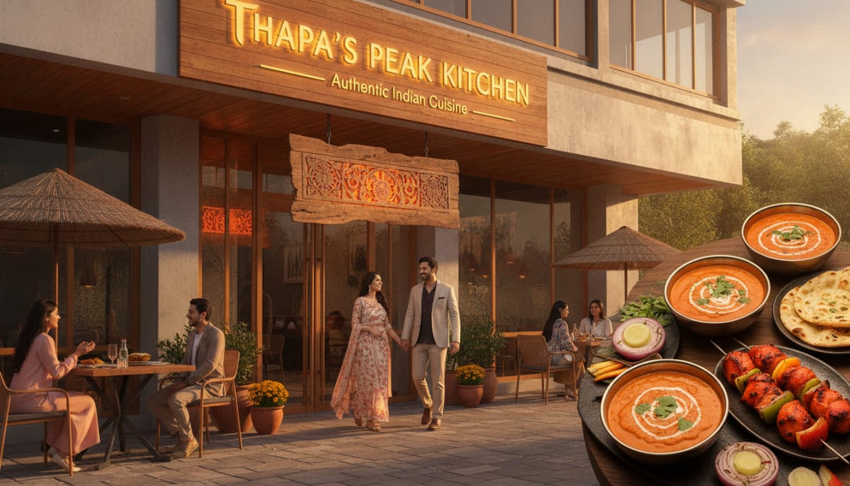 Thapa's Peak Kitchen Logo