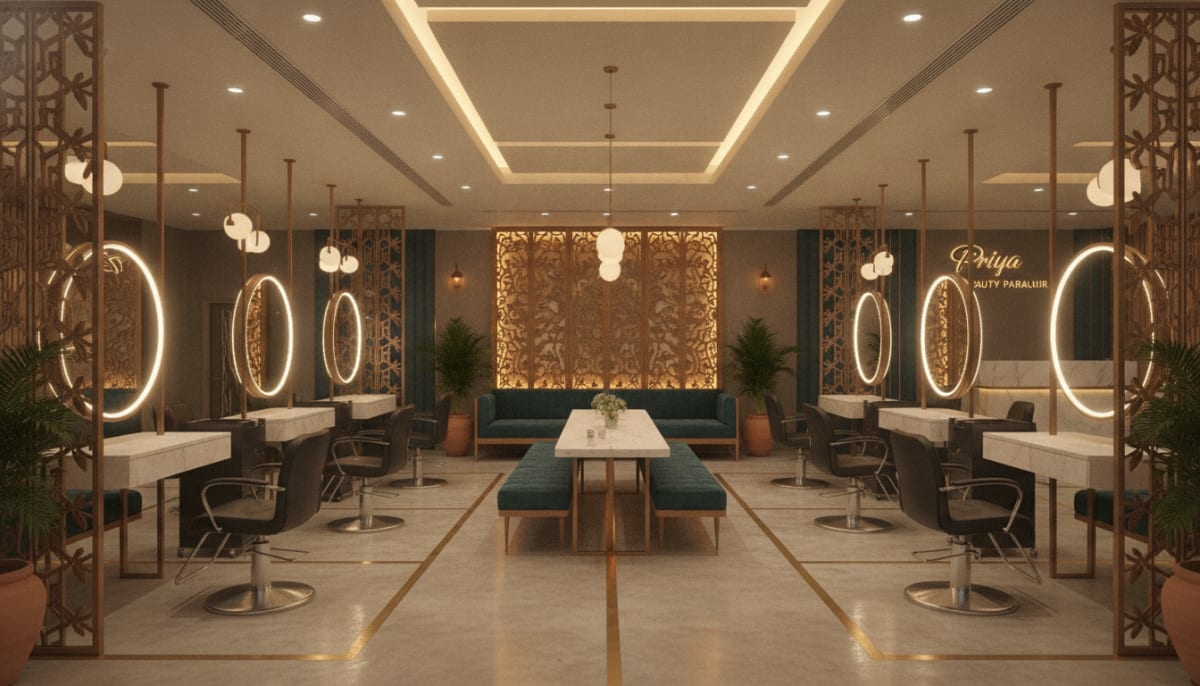 Priya Beauty Parlour Logo