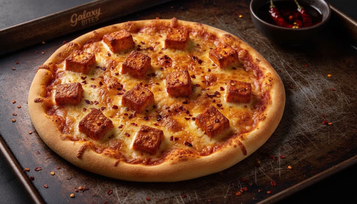 Spicy Paneer Pizza
