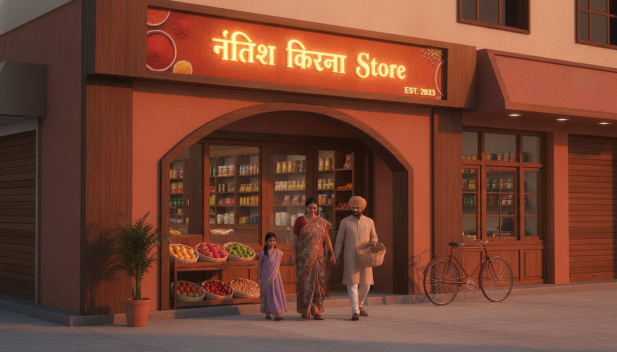 Kirana Store Interior