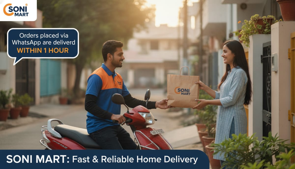Orders placed via WhatsApp are delivered within 1 hour.