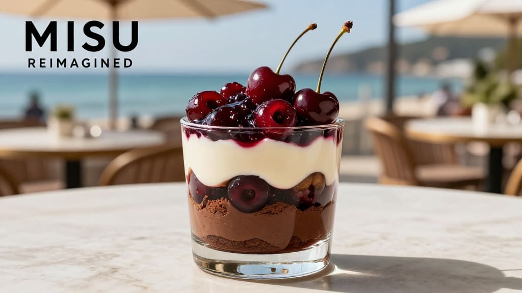 German Cherry Chocolate Tiramisu