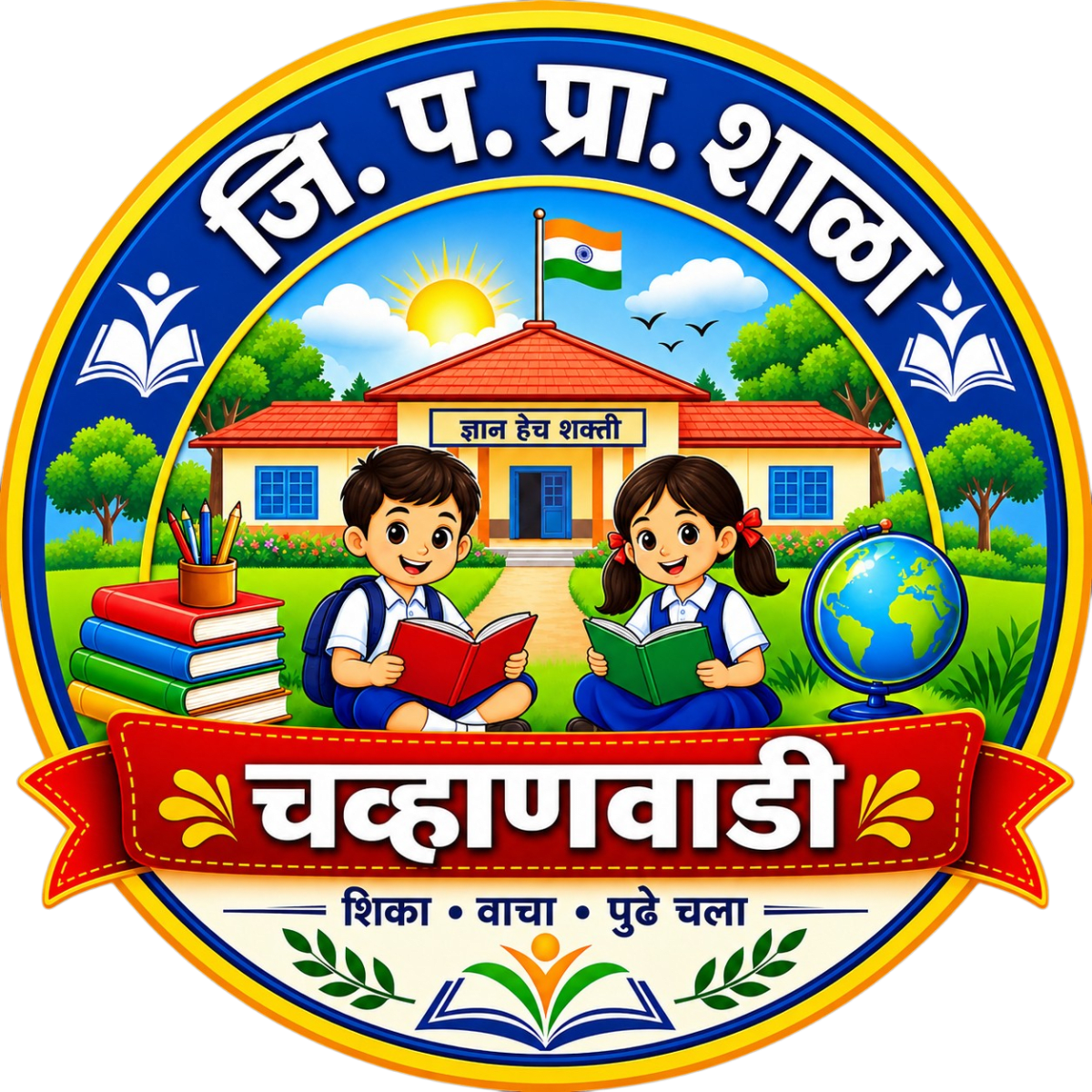 Zilla Parishad Primary School Logo