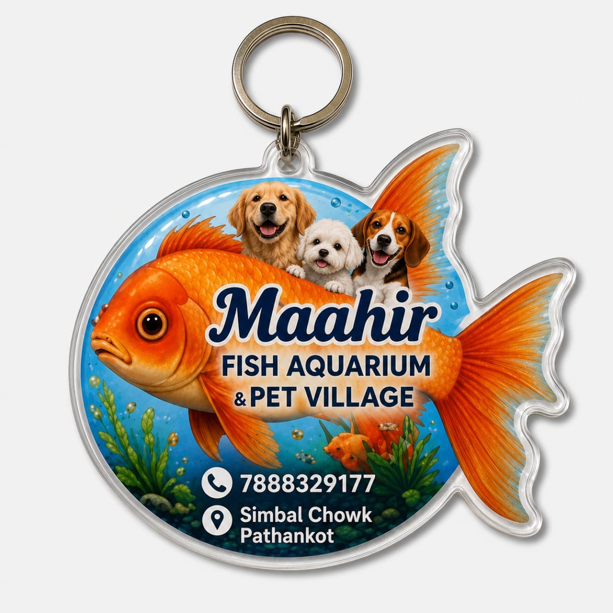 Maahir Fish Aquarium and Pet Village Logo