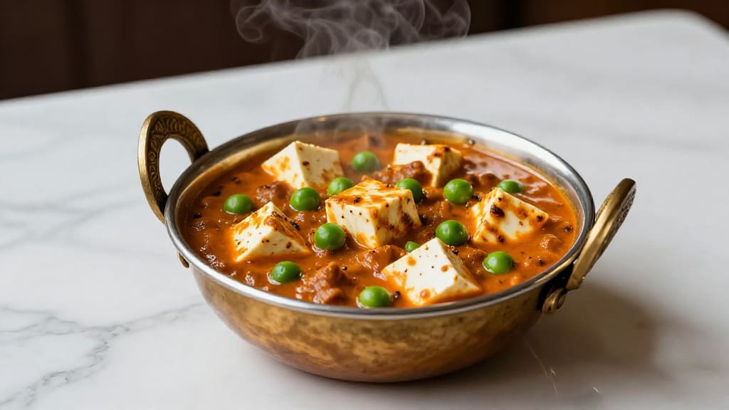 Matar paneer