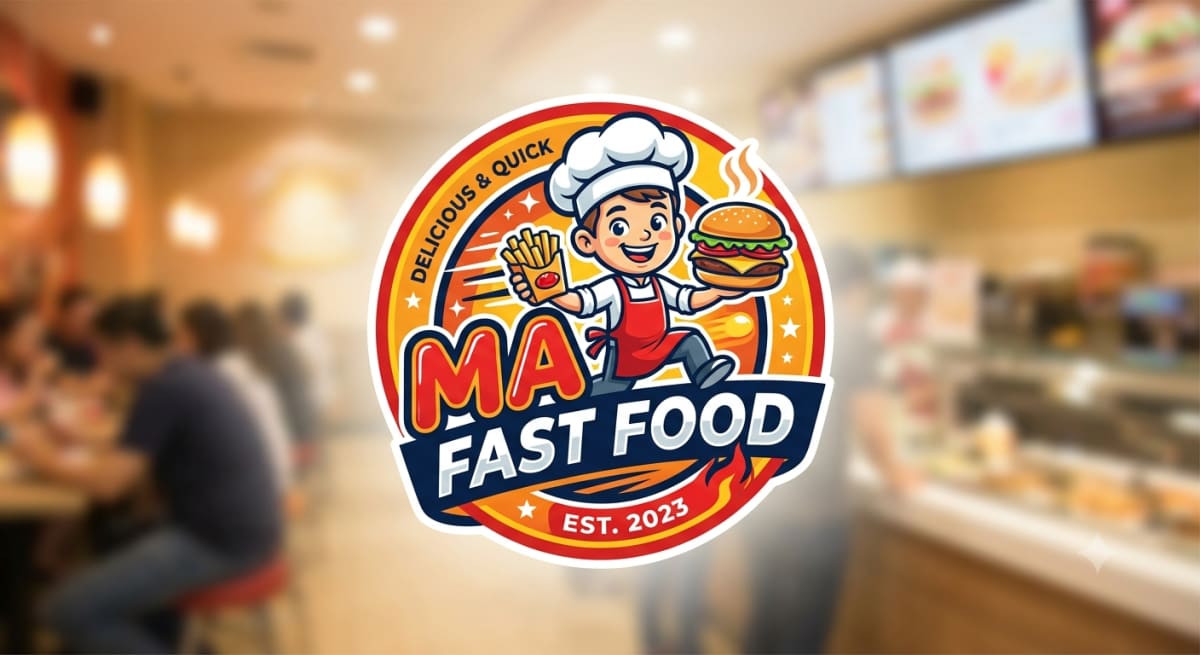 Khanpur Fast Food Logo