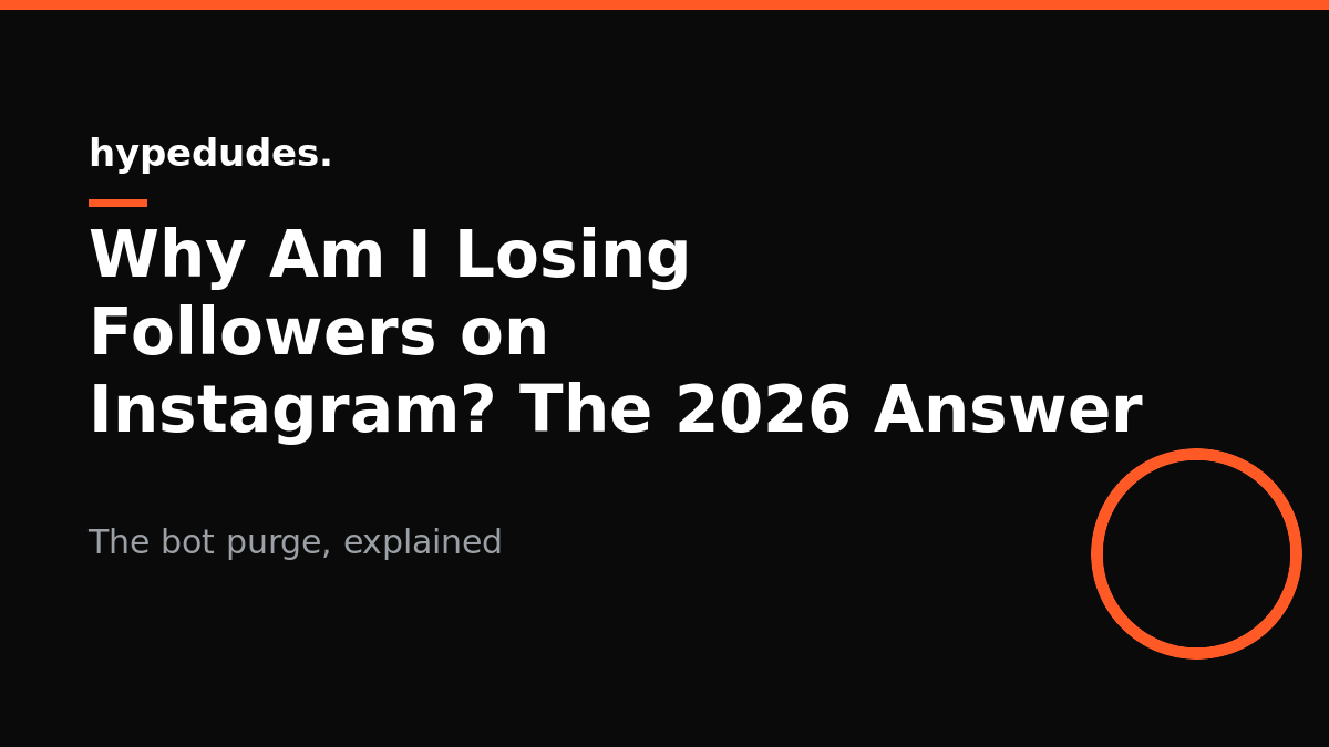 Why Am I Losing Followers on Instagram? The 2026 Answer