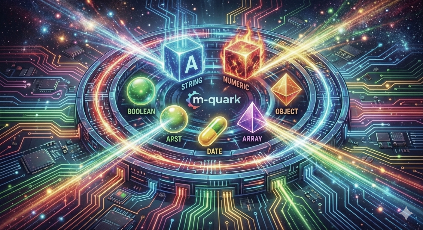 Precision Automation: The mQuark Actionful Type System