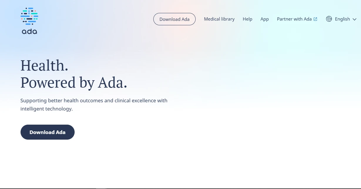 Ada Health website