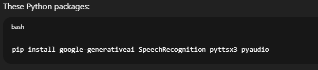 install libraries