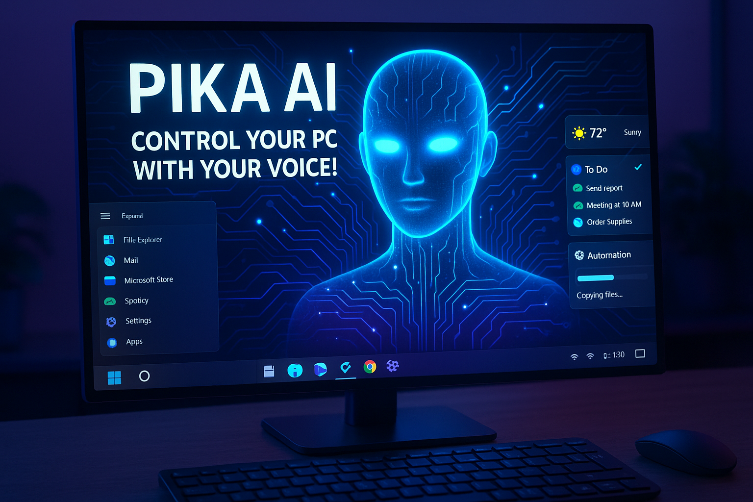 Pika AI: The Voice Controlled AI Assistant That You Can Use for Free to control Your PC