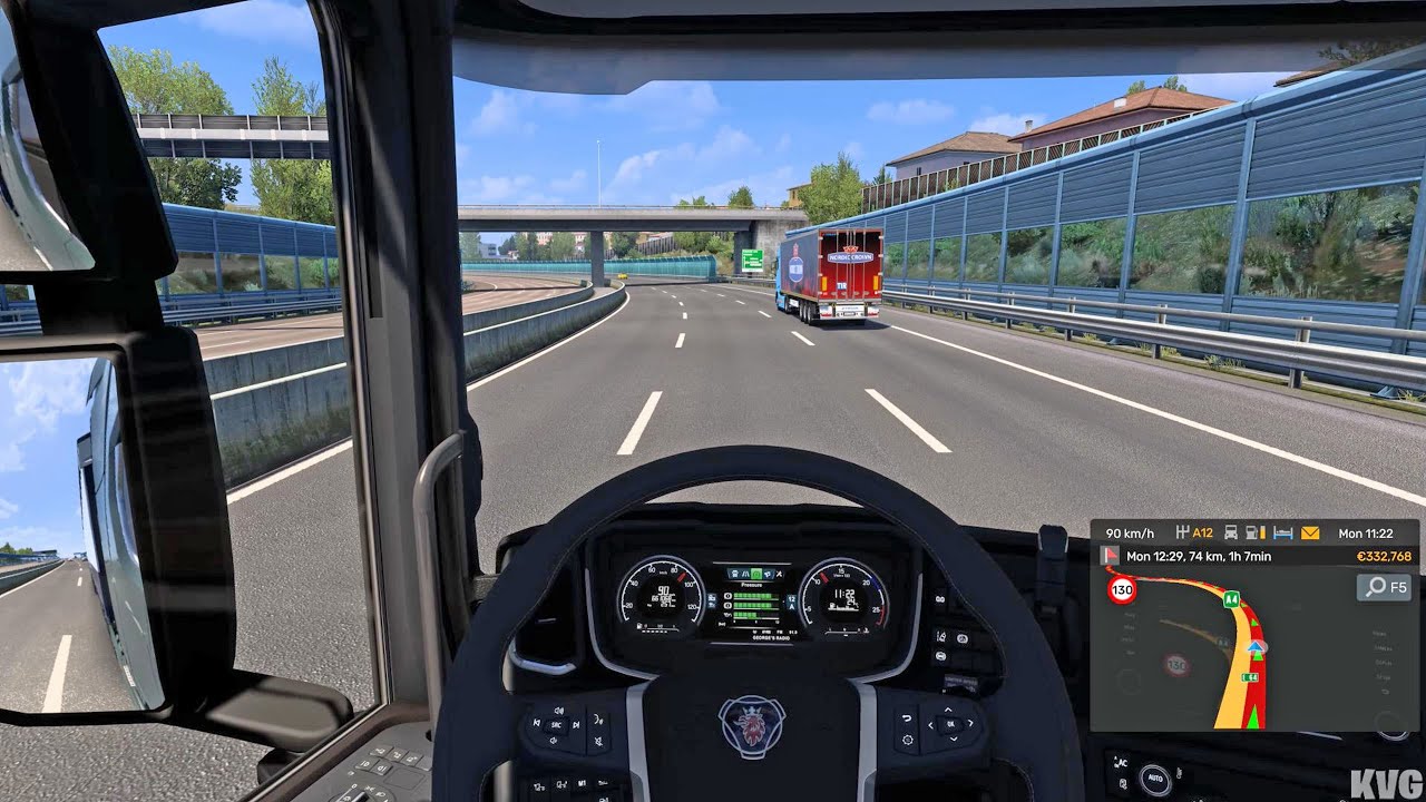 Euro Truck Simulator gameplay on integrated graphics
