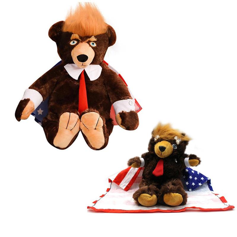 Donald Trump Bear Plush Stuffed Toys Limited Edition President Trumpy