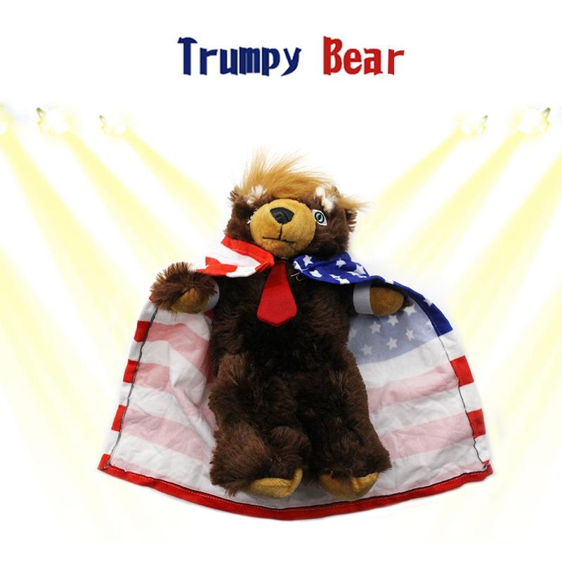 Donald Trump Bear Plush Stuffed Toys Limited Edition President Trumpy