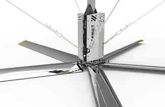 Quạt HVLS (HVLS Fan) là gì? 2 quạt trần công nghiệp dòng Kale Eurus II