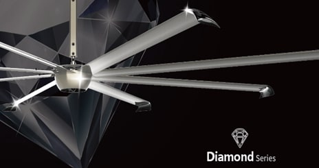 Quạt HVLS (HVLS Fan) là gì? 1 QUẠT TRẦN CÔNG NGHIỆP KALE DIAMOND