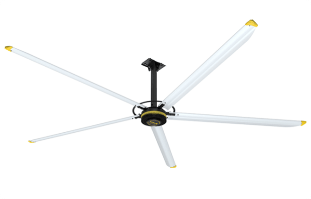 Quạt trần công nghiệp hvls eurus ex cánh dài 7,3 m 1