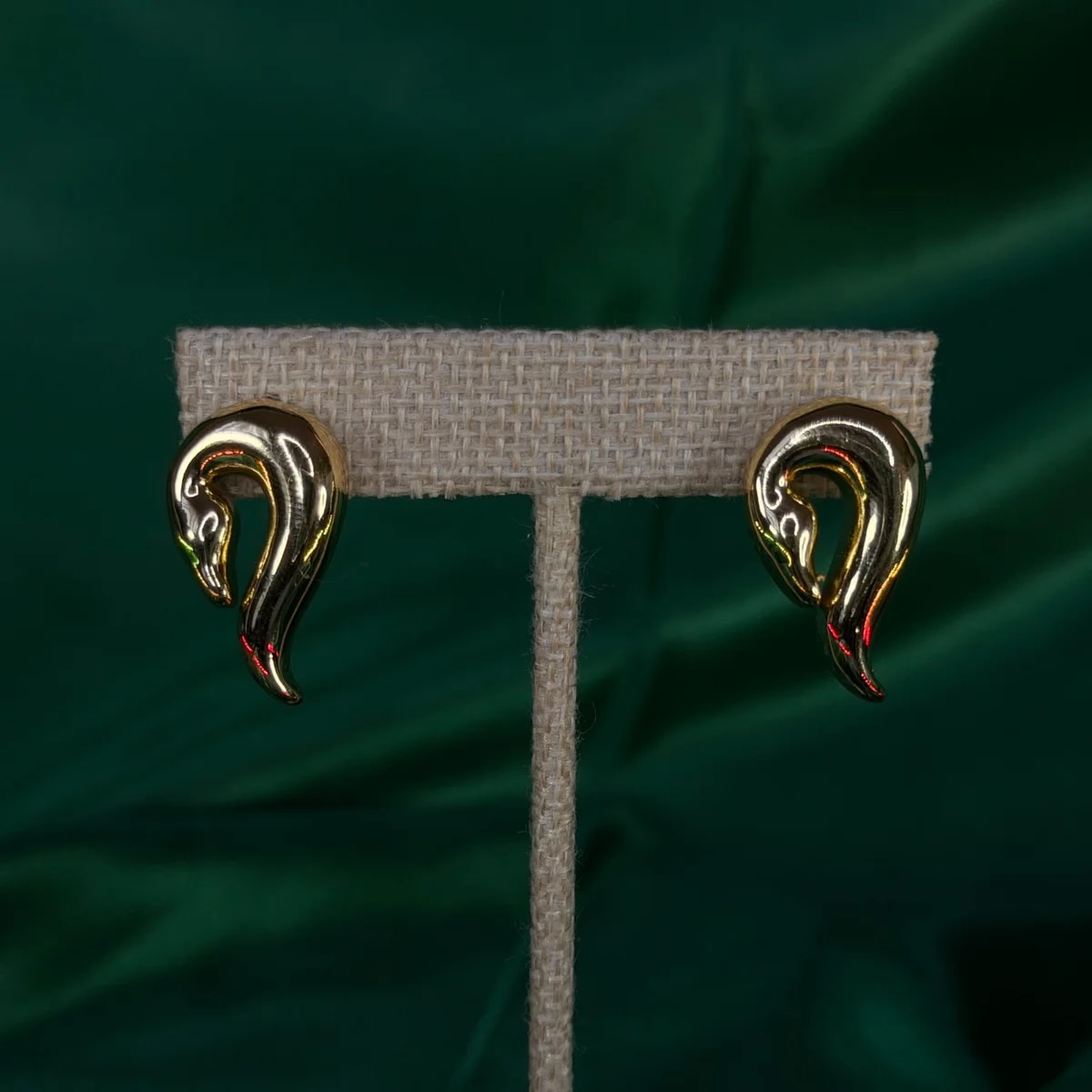 Aretes de Chapa de Oro 18k Elegance — vista 2