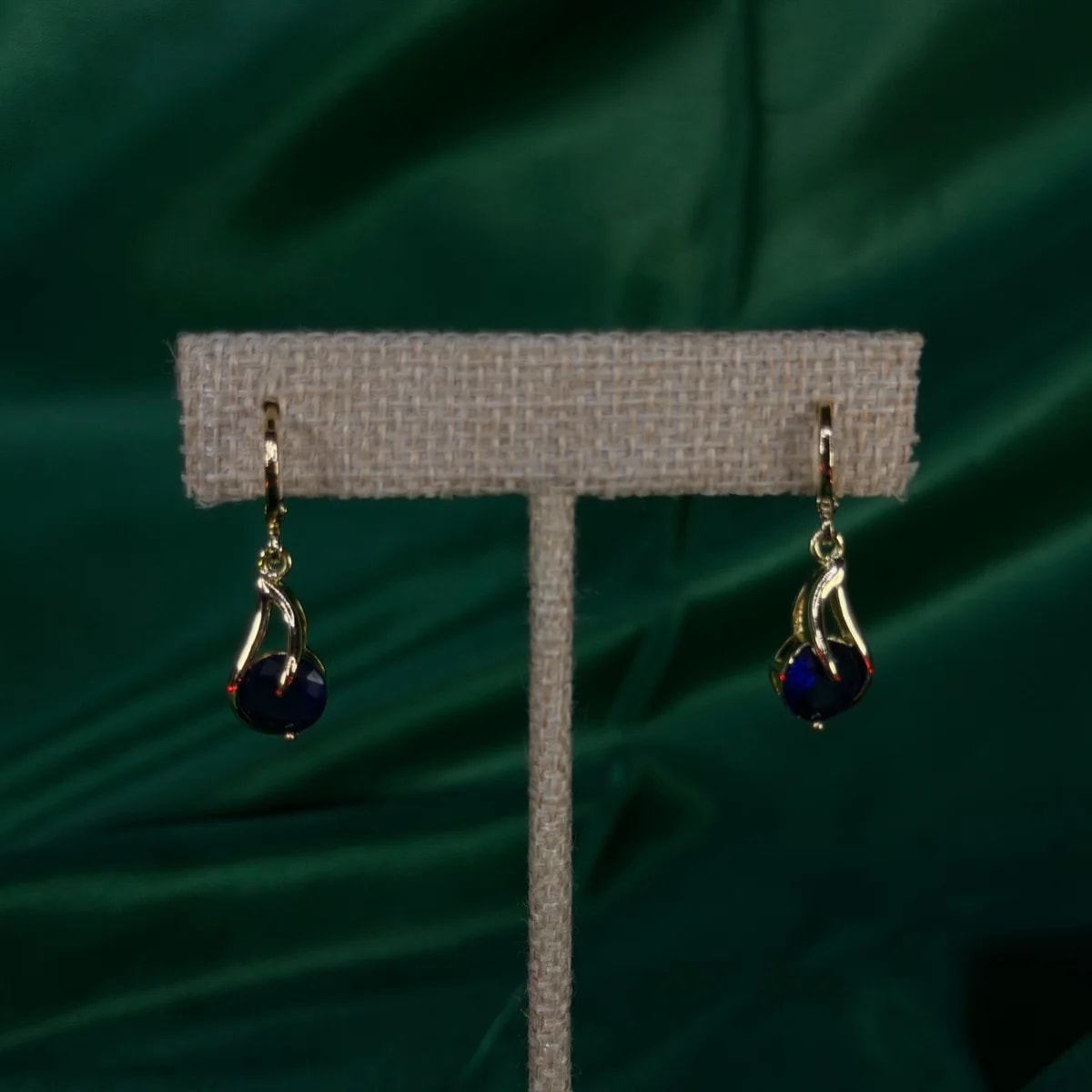 Aretes Largos con Baño de Oro 18k Clásico — vista 2