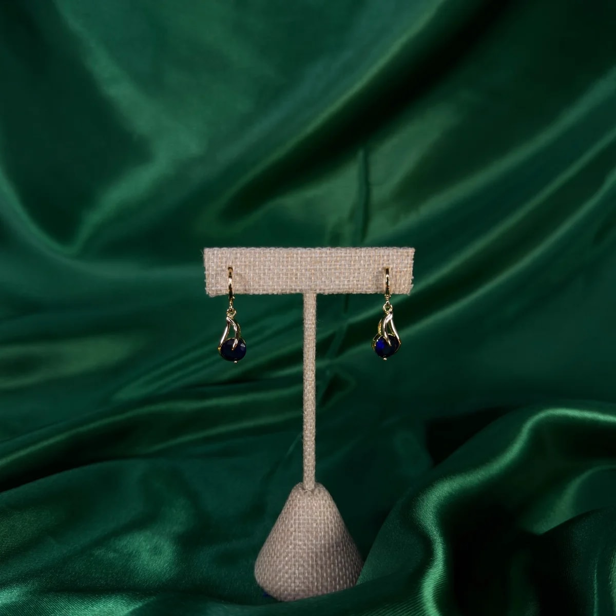 Aretes Largos con Baño de Oro 18k Clásico — vista 3
