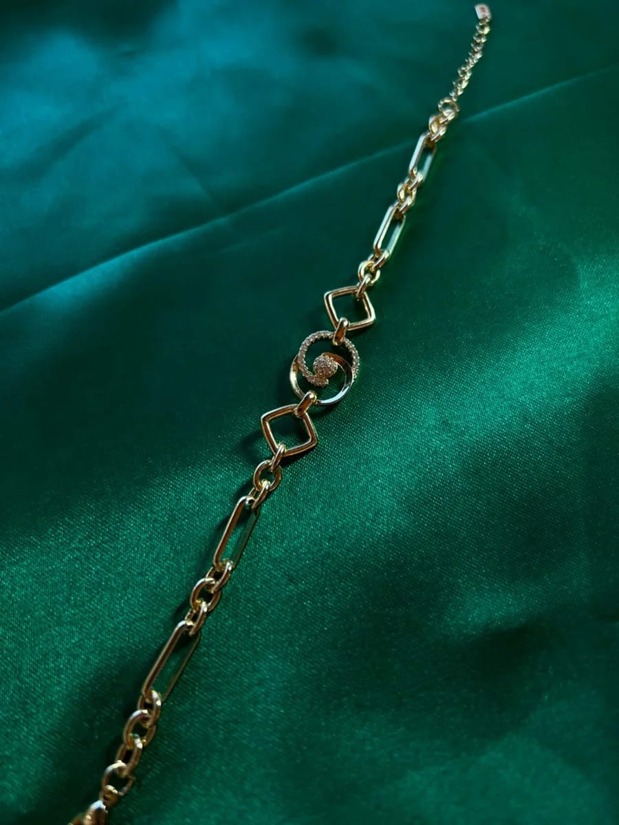 Pulsera Eslabones y Decorado — vista 4