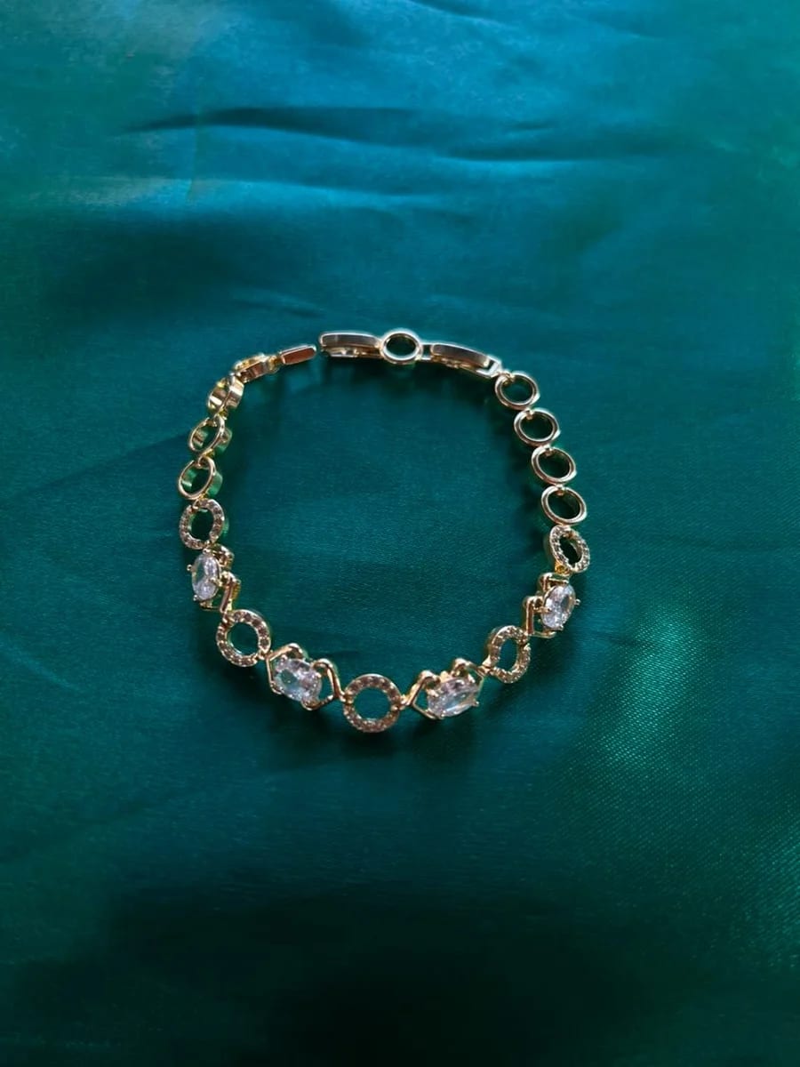 Pulsera Clásica Biselada en Chapa de Oro 18k — vista 4