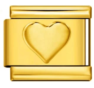 Charm Italiano Corazón Dorado — vista 2