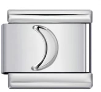 Charm Italiano Luna Plateado — vista 2