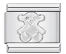 Charm Italiano Osito Plateado — vista 2