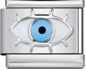 Charm Italiano Ojo Turco Plateado — vista 2