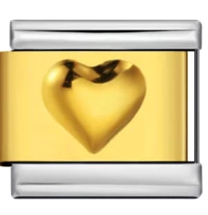 Charm Italiano Corazón Dorado — vista 2