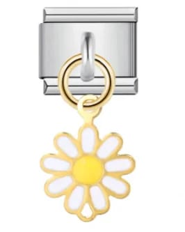 Charm Italiano Margarita Colgante Plateado — vista 2
