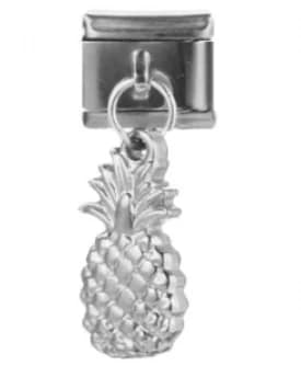 Charm Italiano Piña Colgante Plateado — vista 2