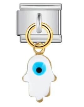 Charm Italiano Mano de Fátima Colgante Plateado — vista 2