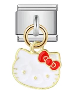 Charm Italiano Hello Kitty Colgante Plateado — vista 2