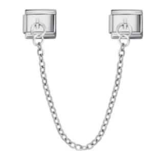 Charm Italiano Cadena Colgante Plateado — vista 2