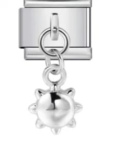 Charm Italiano Sol Colgante Plateado — vista 2