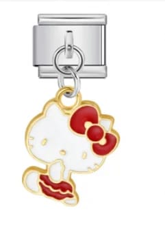 Charm Italiano Hello Kitty Colgante Plateado — vista 2