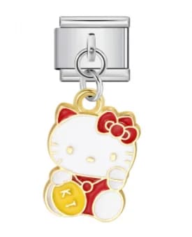 Charm Italiano Hello Kitty Colgante Plateado — vista 2