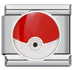 Charm Italiano Pokebola Plateado — vista 2
