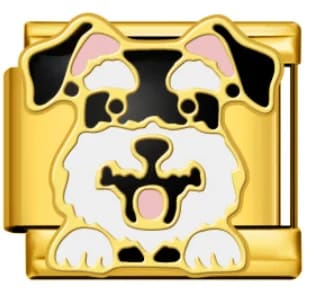 Charm Italiano Perro Plateado — vista 2