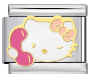 Charm Italiano Hello Kitty con Teléfono Plateado — vista 2