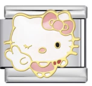 Charm Italiano Hello Kitty Plateado — vista 2