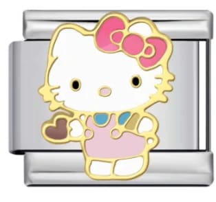 Charm Italiano Hello Kitty Plateado — vista 2