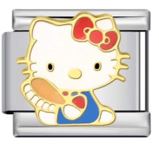 Charm Italiano Hello Kitty Plateado — vista 2