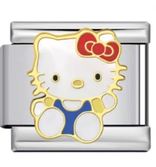 Charm Italiano Hello Kitty Plateado — vista 2